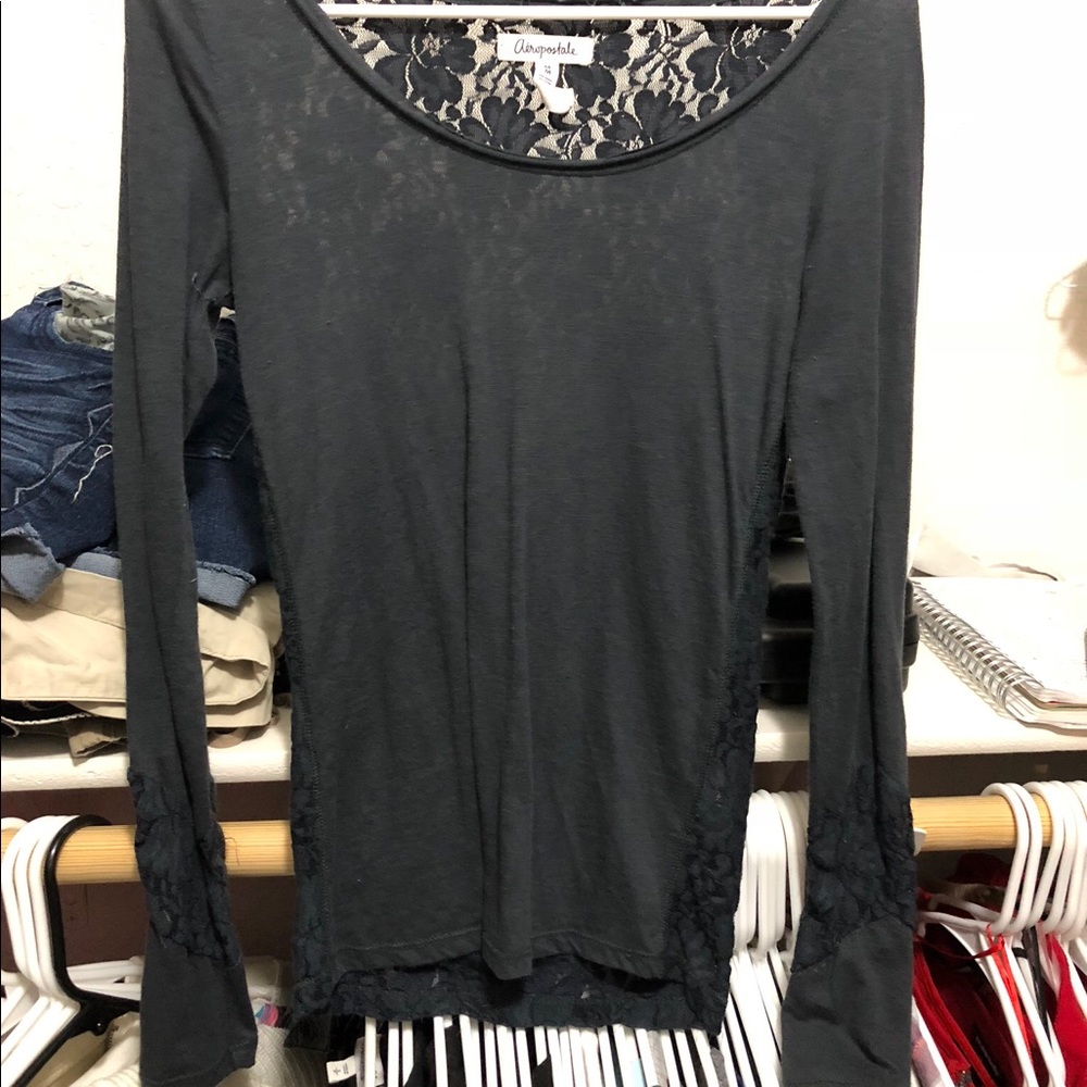 Aeropostale Black long sleeve top